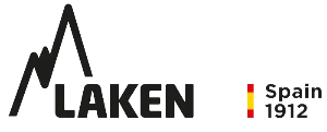 Logo LAKEN Negro con Bandera de España