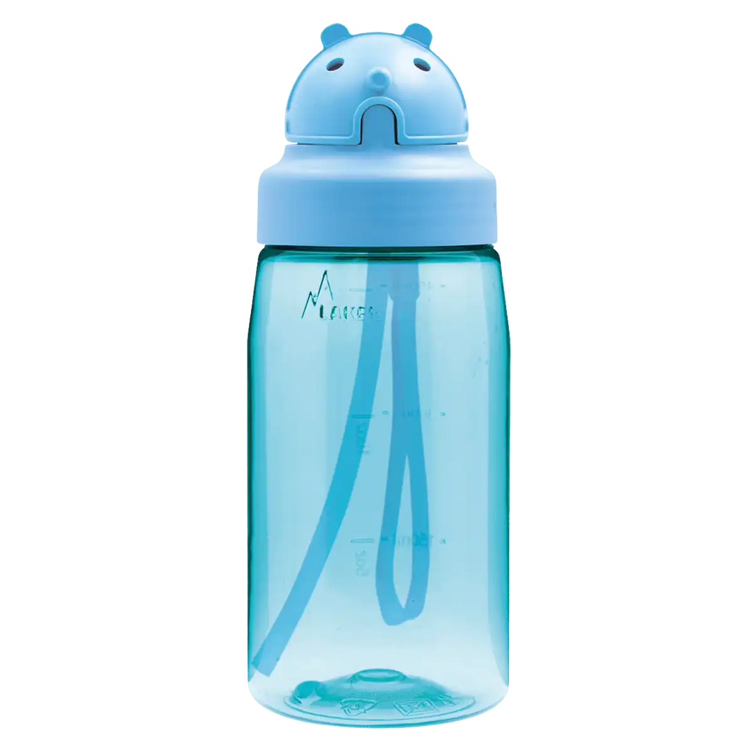 Botella Infantil de Tritan con tapón Oby azul