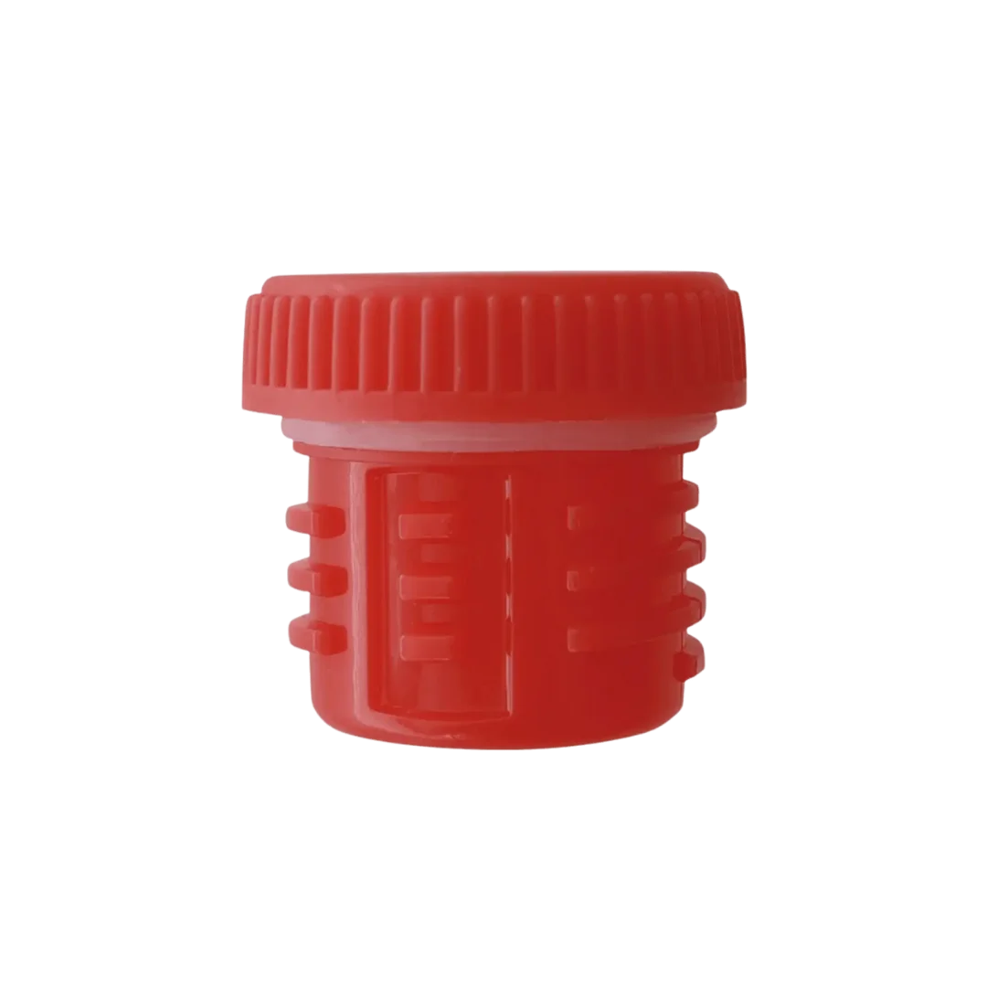 Tapón Plain básico rojo para botellas Basic Steel